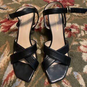 Black Stuart Weiztman Sandal Heels